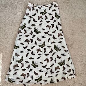 Y2K C. Wonder Butterfly Maxi Skirt A-Line Fairycore Womens Sz 0